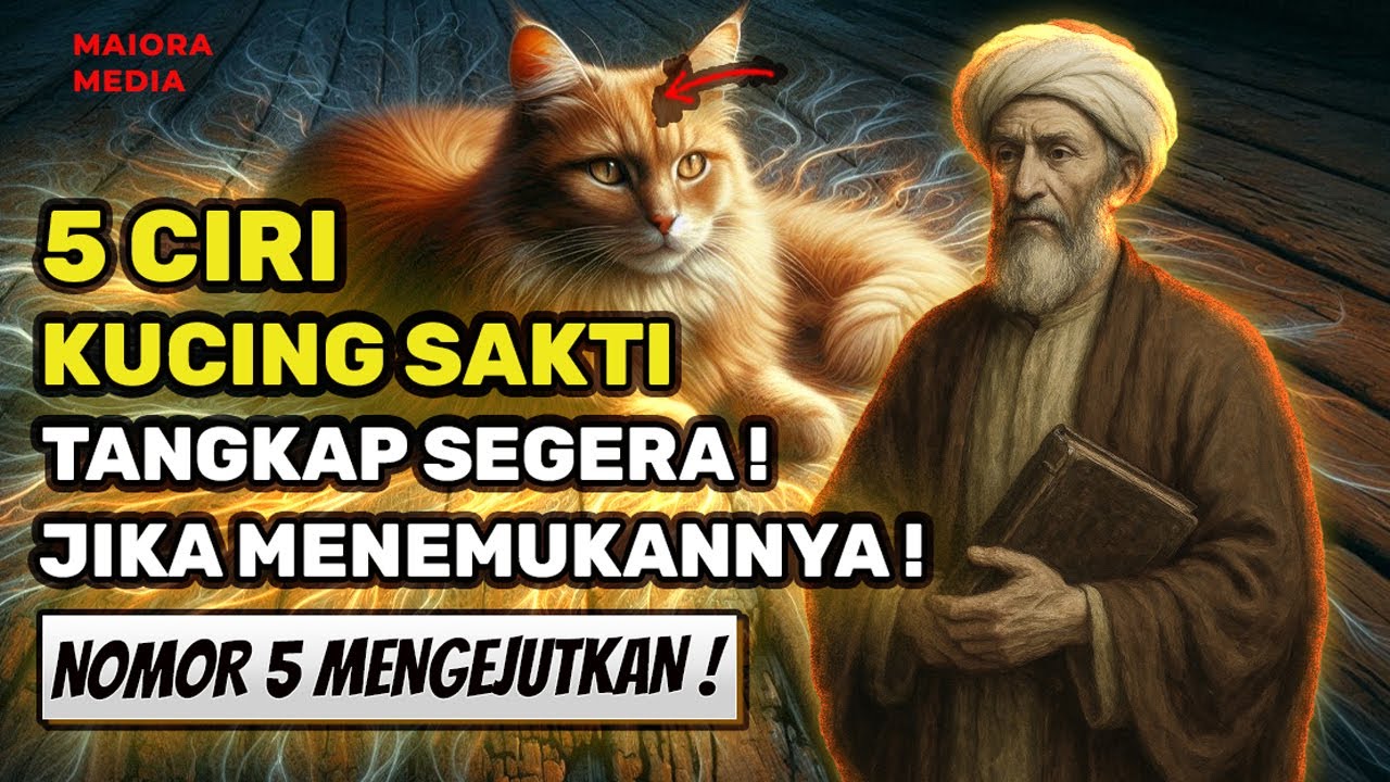 SEGERA TANGKAP❗ 5 Ciri-Ciri Kucing Sakti, Mampu Menyerap Energi Negatif !
