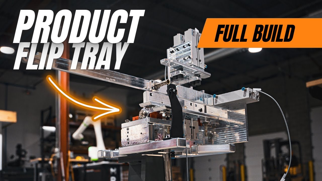 8-Hour Build in 3 Minutes | Automated Product Flip Tray for Robotic Case Packing