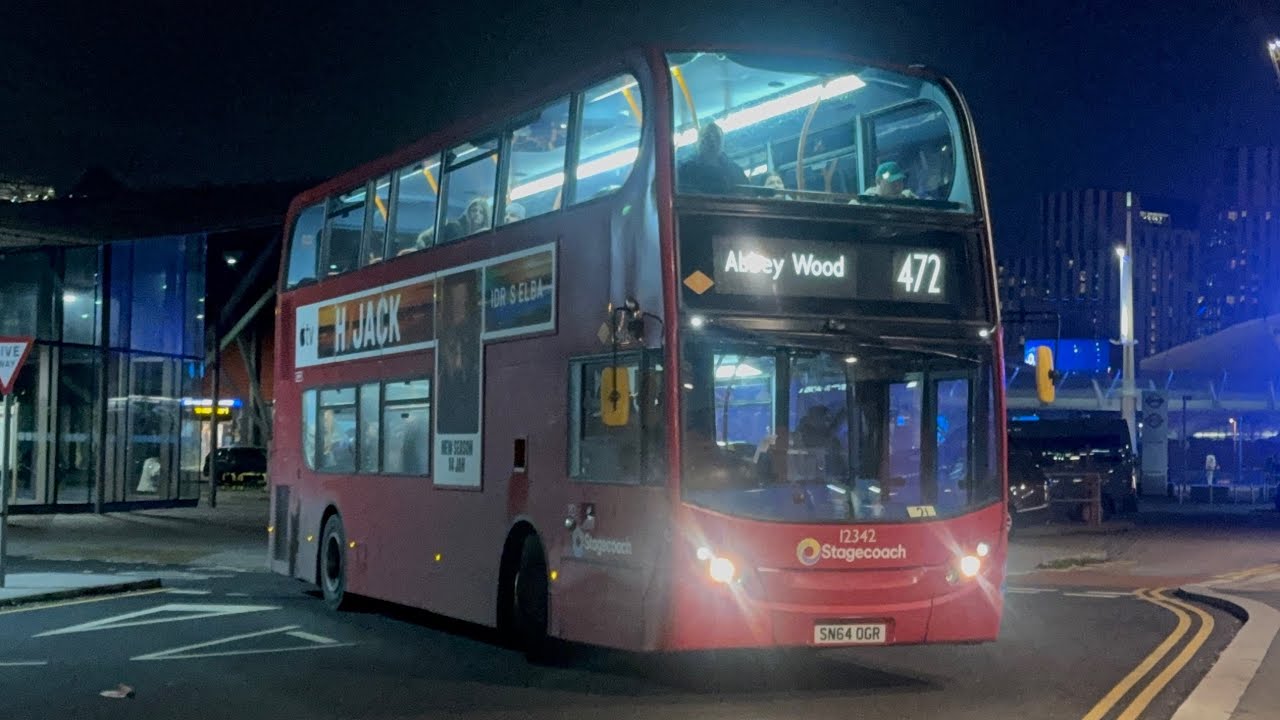 London Buses At North Greenwich Bus Station 18/01/2026