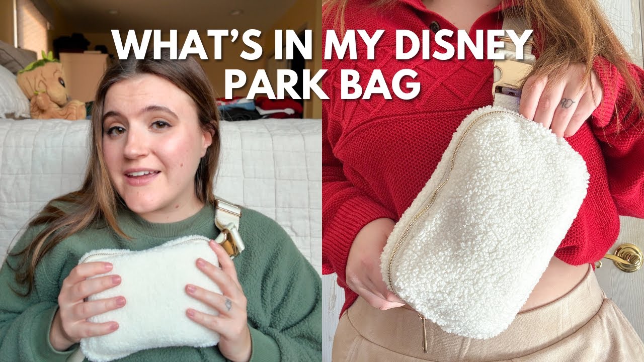 WHAT'S IN MY DISNEY PARK BAG 🎒✨Minimal Disney Essentials