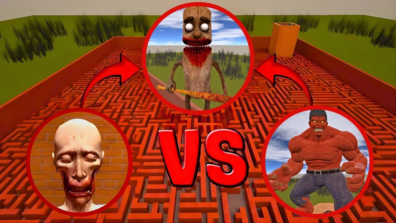 TUNG TUNG SAHUR ZOMBIE  vs RULK and SCP 096 Who Wins in EPIC Garry's Mod