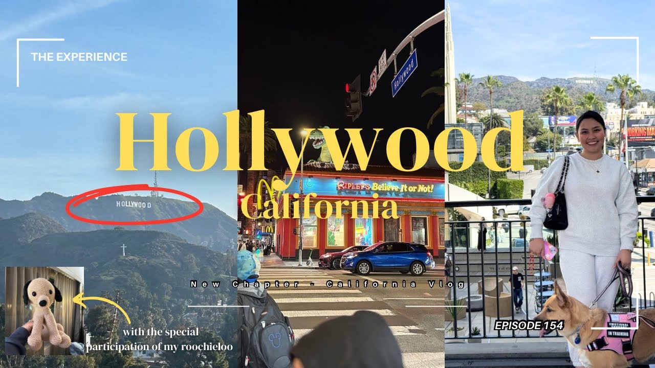 Hollywood Los Angeles💕 | Loews Hollywood Hotel l heidishainevlogs