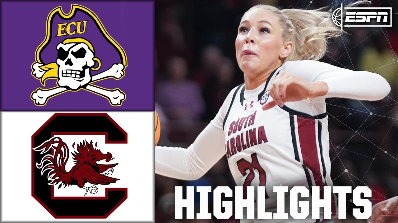 East Carolina Pirates vs. South Carolina Gamecocks | Full Game Highlights | ESPN College Basketball