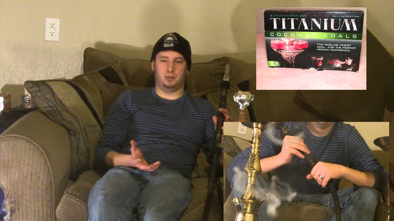 Titanium hookah charcoal
