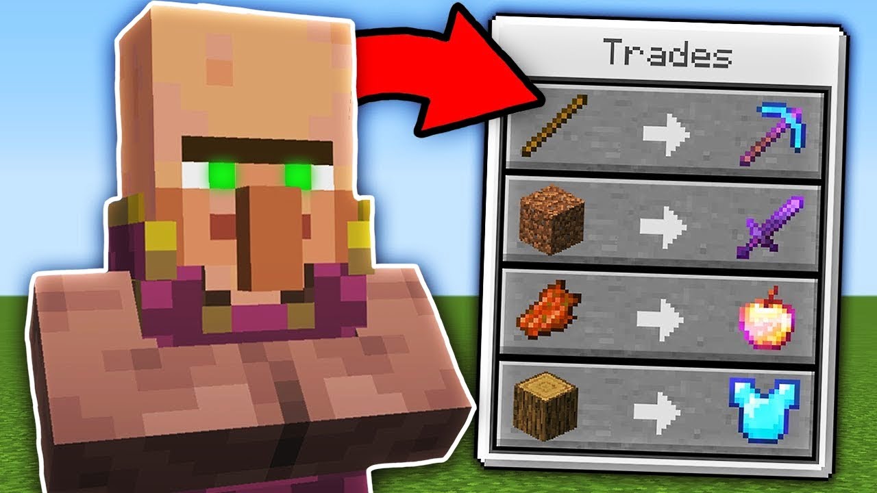 Minecraft, Aber Villager Traden OP Items