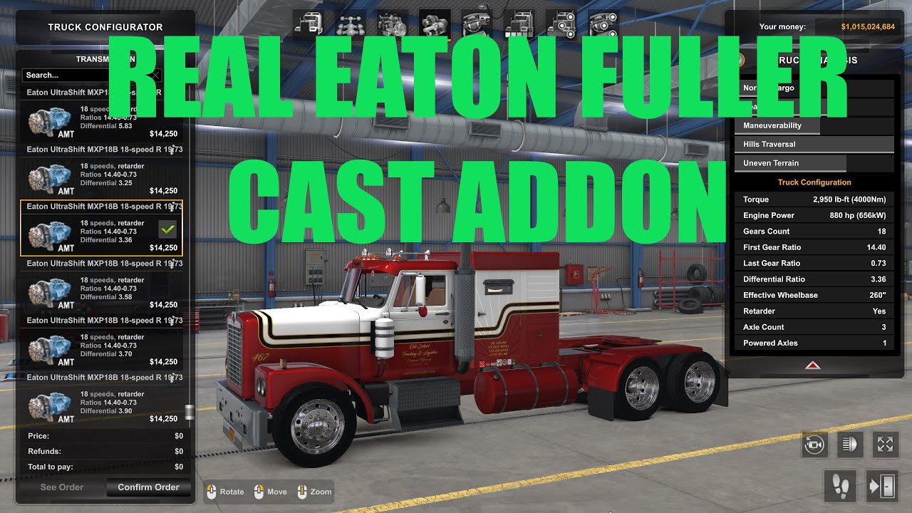 ATS Real Eaton Fuller CAST Addon Tutorial