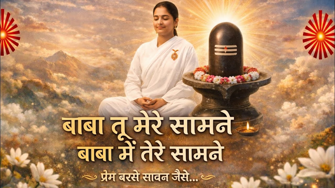 बाबा तू मेरे सामने बाबा में तेरे सामने 