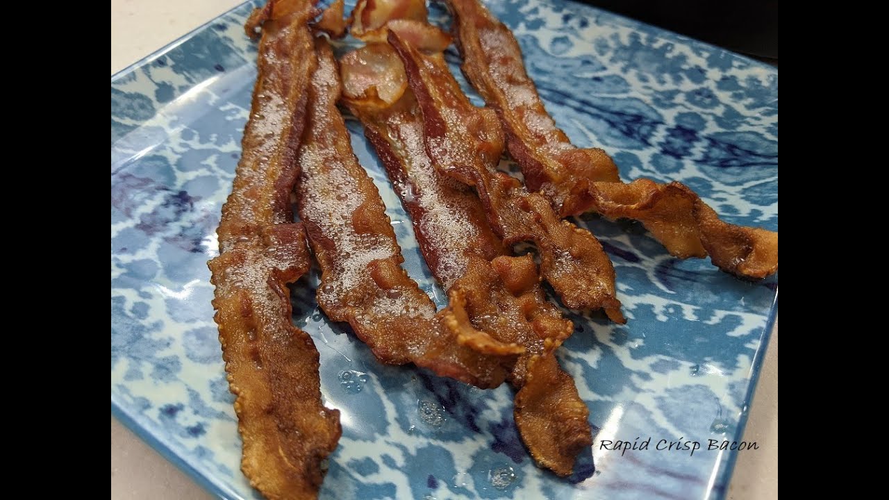 DELONGHI RAPID CRISP AIR FRYER BACON