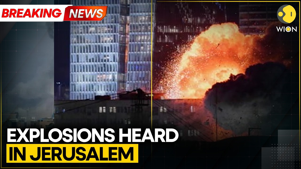Iran Strikes Israel: Explosions Heard in Jerusalem Amid Incoming Iranian Missile Warnings | BREAKING