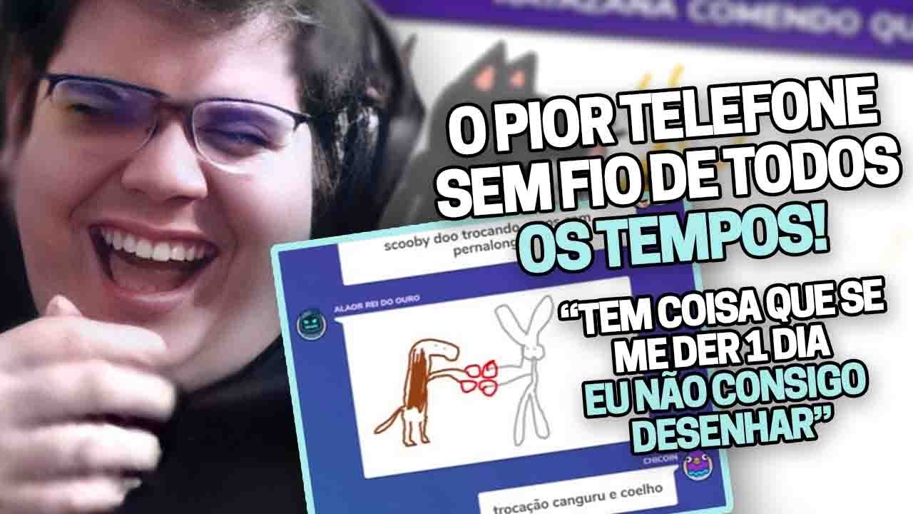 CASIMIRO JUNTOU OS AMIGOS PARA JOGAR GARTIC PHONE E FOI ISSO QUE ACONTECEU (pt1) |Cortes do Casimito