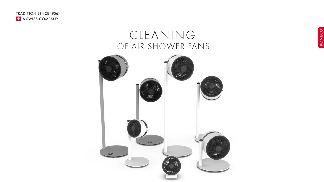 BONECO Air Shower Fans – Cleaning