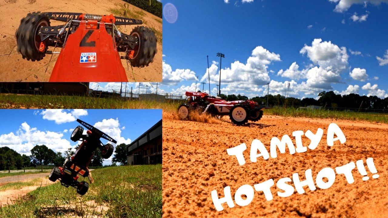 BUILDING AND DRIVING THE TAMIYA HOTSHOT I AM IN TROUBLE WITH THE WIFE!!
