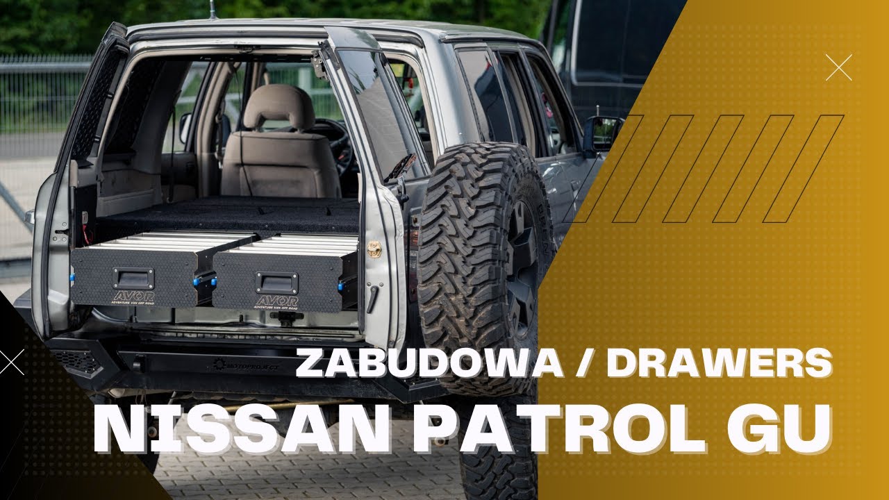 NISSAN PATROL GR61 GU AVOR | Zabudowa Wyprawowa / użytkowa  | Camp/Utility Drawer System
