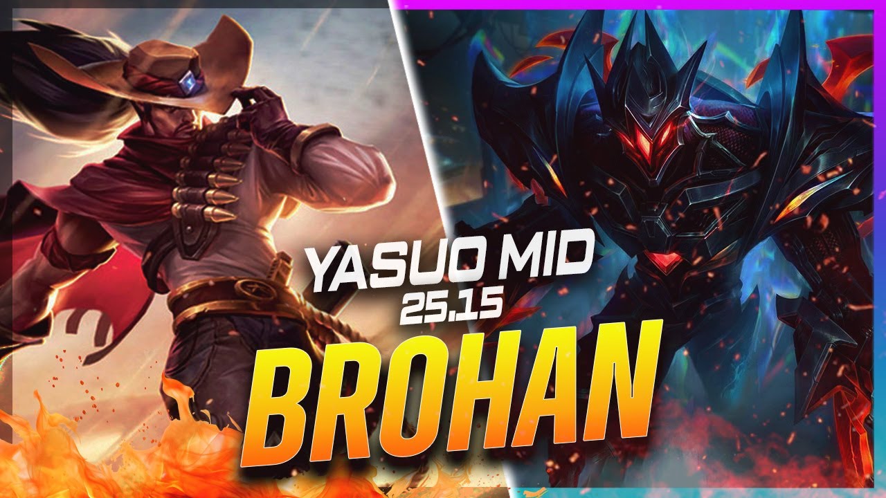 BROHAN - Yasuo vs Zed MID Patch 25.15 - Yasuo Gameplay