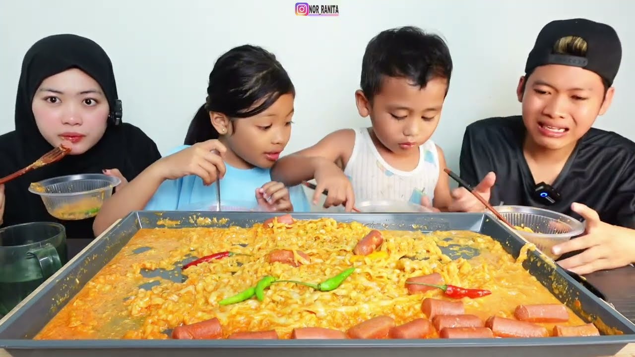 SAMYANG CARBONARA CHEESE ,CACA MENANGIS PAKSU PAKSA MAKAN CILI 😱‼️