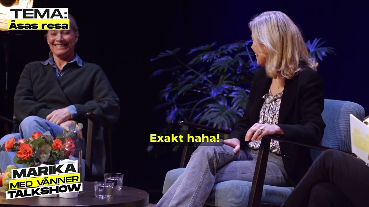 Så Startade Åsa Melin Sveriges Största Klimakteriepodd! | Marika med Vänner Talkshow
