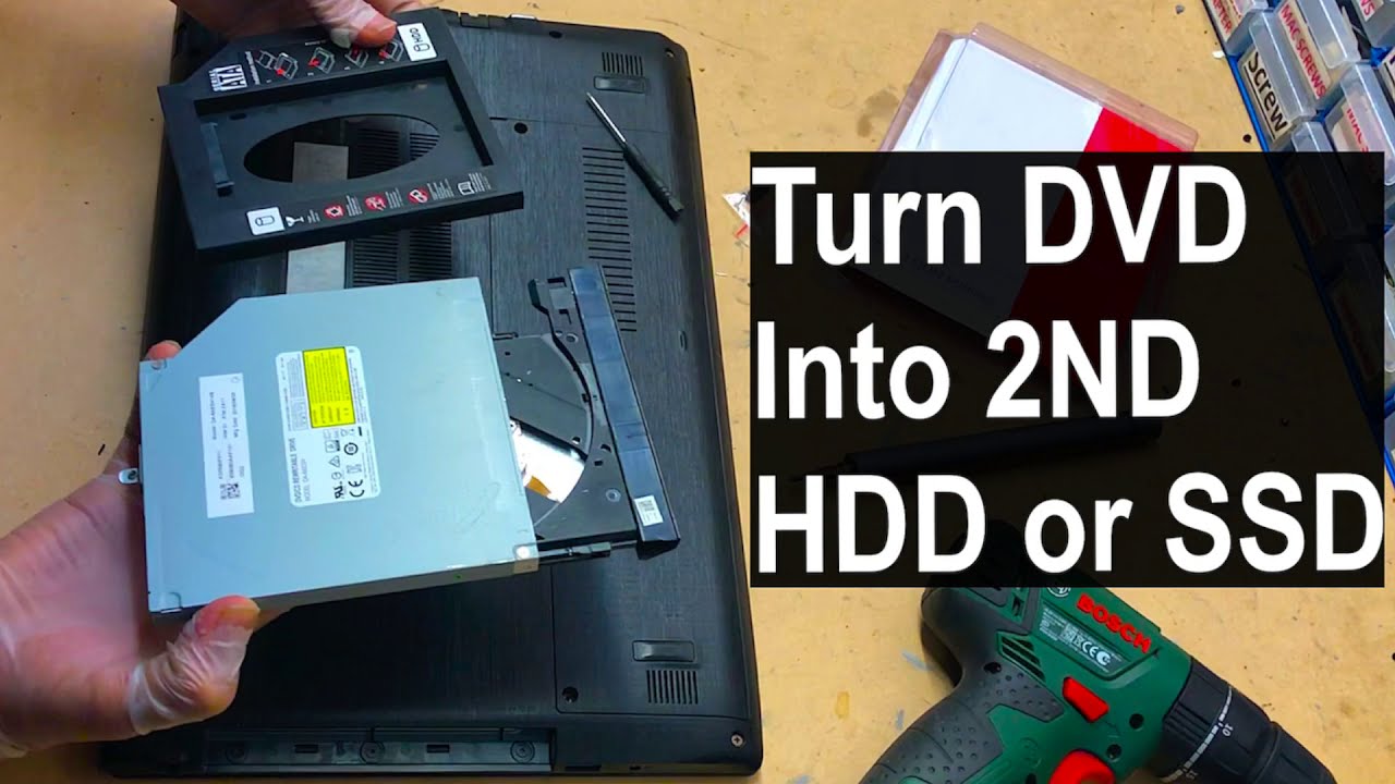 HDD + SSD: Replacing Your DVD/Optical Drive With an SSD or HDD