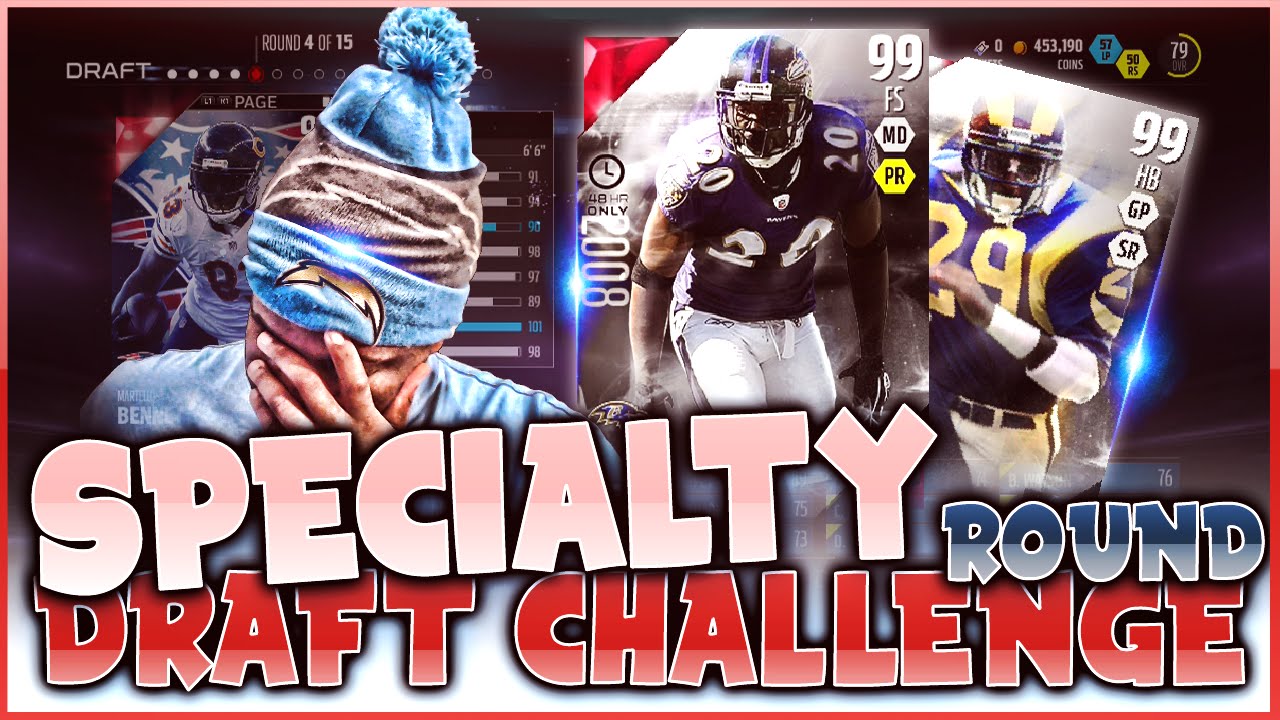 MORE 99 OVERALLS! SPECIALTY ROUND DRAFT CHAMPIONS CHALLENGE! Madden 16 Draft Champions Challenge