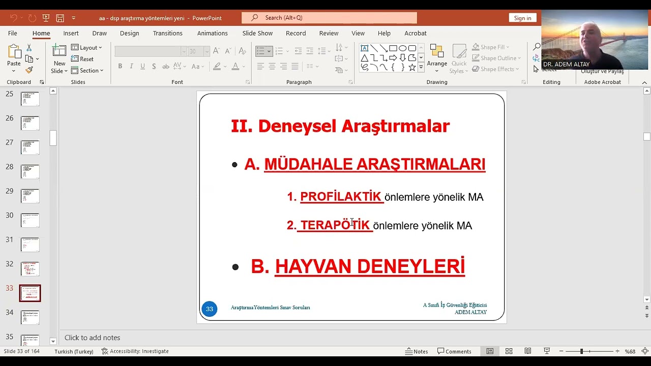 Epidemiyoloji   Araştırma Yöntemleri