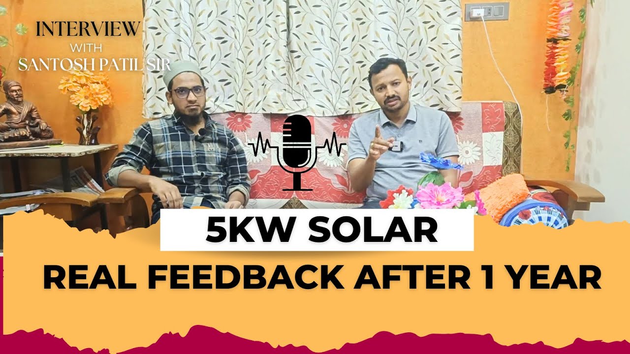 Episode 1 | 5KILOWATT SOLAR WITH SUBSIDY | PERFORMANCE REVIEW #happycustomer