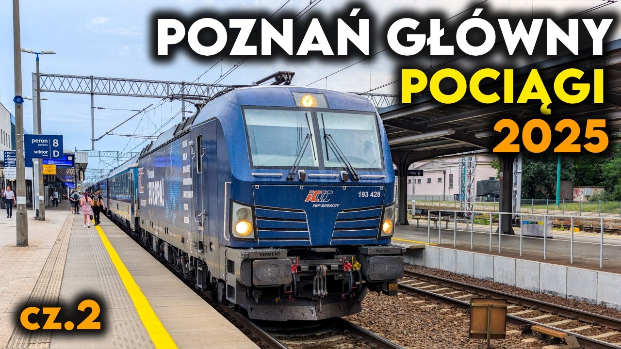 Poznań Główny Pociągi 2025 - IC Pomorzanin, IC Lubuszanin, IC Zatoka, IC Drwęca, IC Mamry, IC Artus