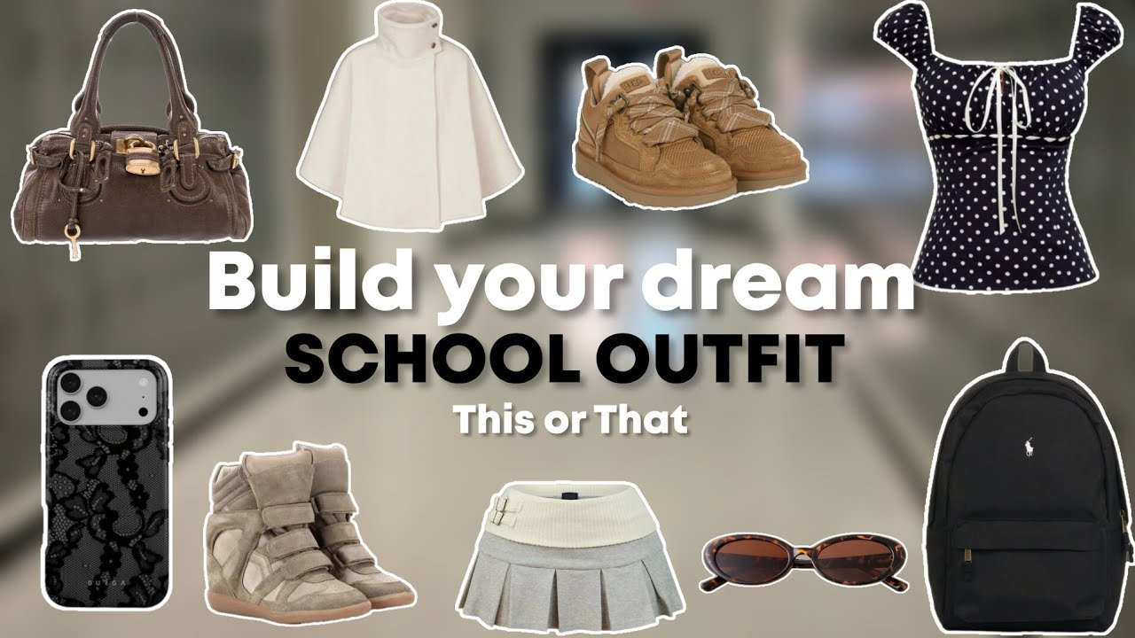 Build your dream SCHOOL OUTFIT 🛍💖|THIS OR THAT 🫧