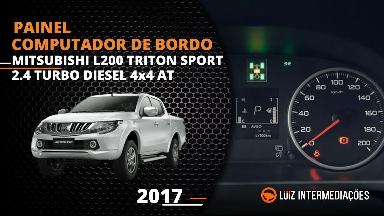 Painel | Computador de bordo | MITSUBISHI L200 TRITON SPORT 2.4 TURBO DIESEL 4x4 AT 2017