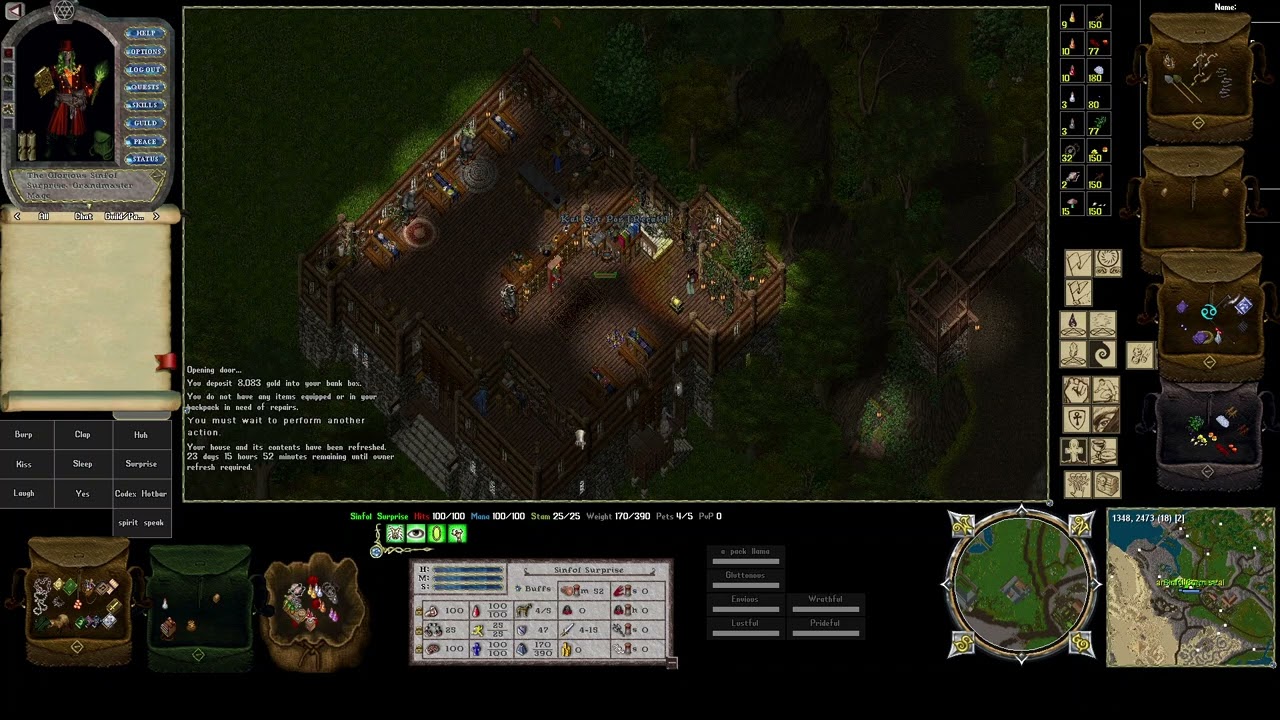 Treasure Hunting on a Trapper UO Outlands