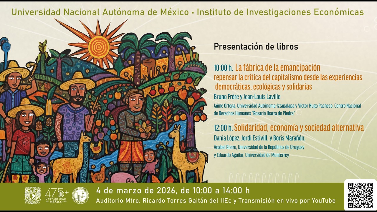 Presentación de los libros sobre economía social y solidaria