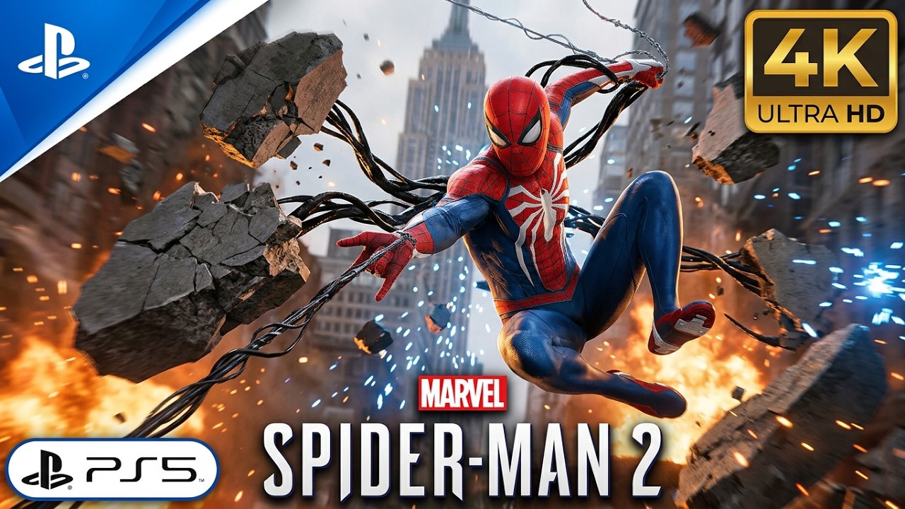 🔴SPIDER-MAN 2 &mdash; NYC IS IN ABSOLUTE RUINS!