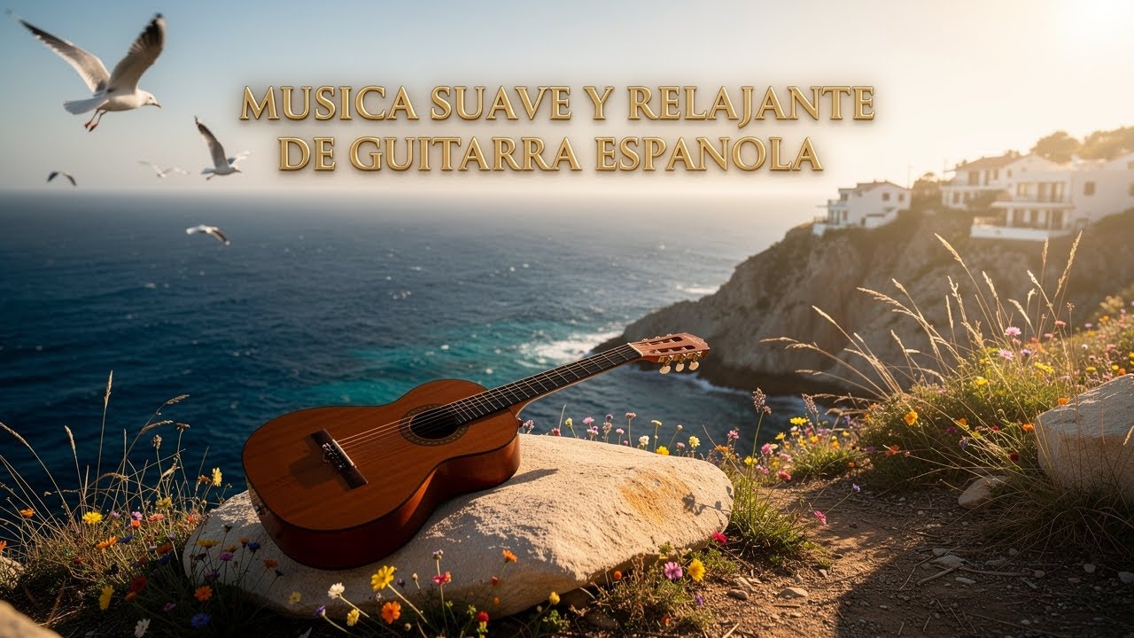🌌 Paisajes Nocturnos con Guitarra Serena