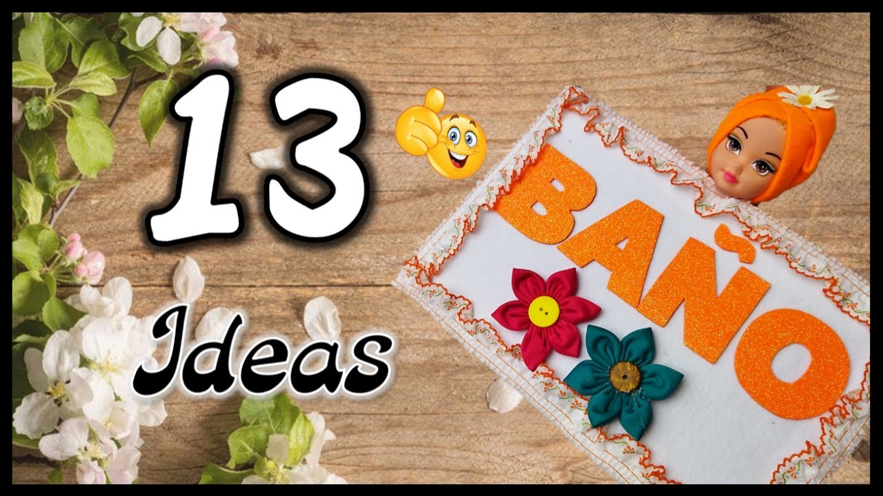 13 LINDAS IDEAS PARA DECORAR EL BAÑO DE TU HOGAR - Manualidades para el hogar - Bathroom Crafts