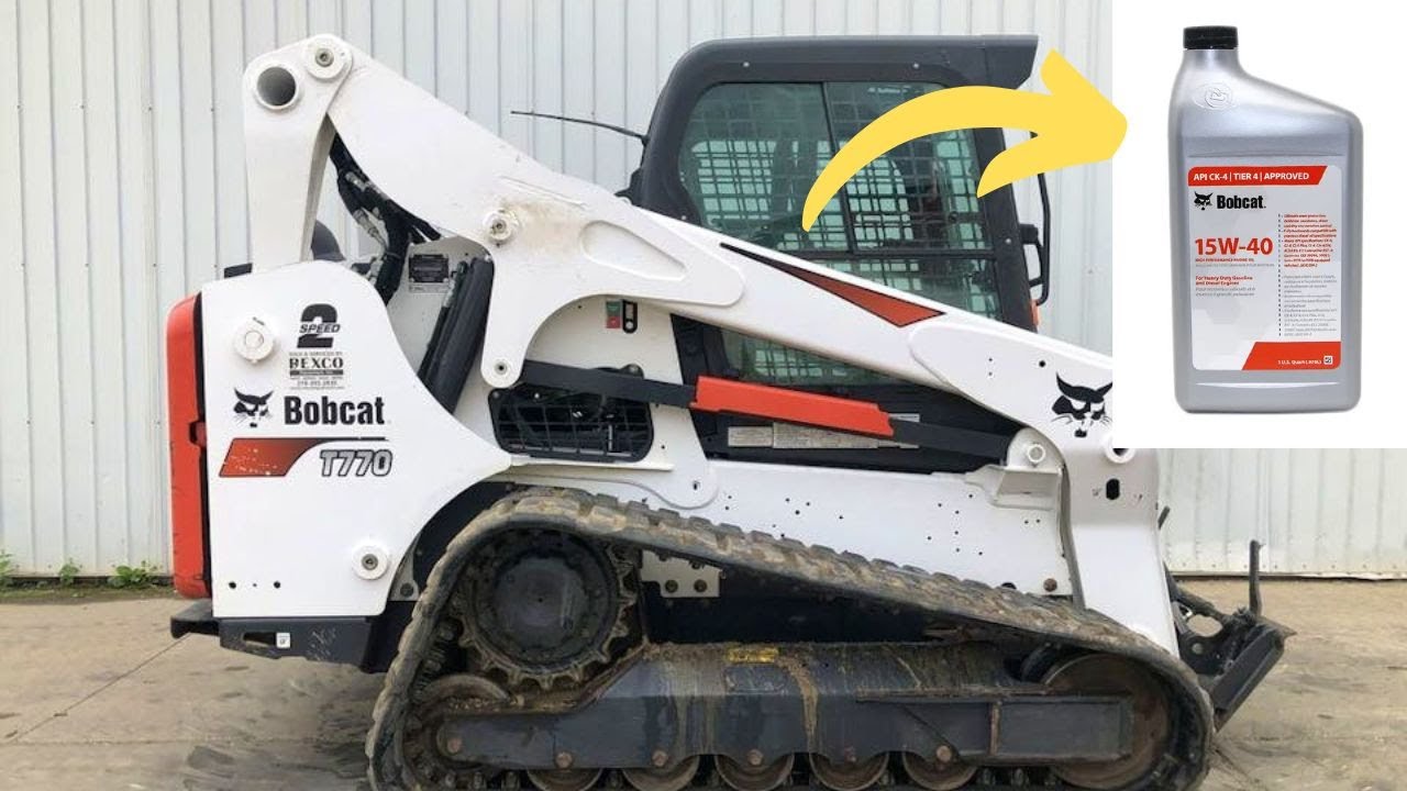 Объем и тип моторного масла в экскаваторе Bobcat T770