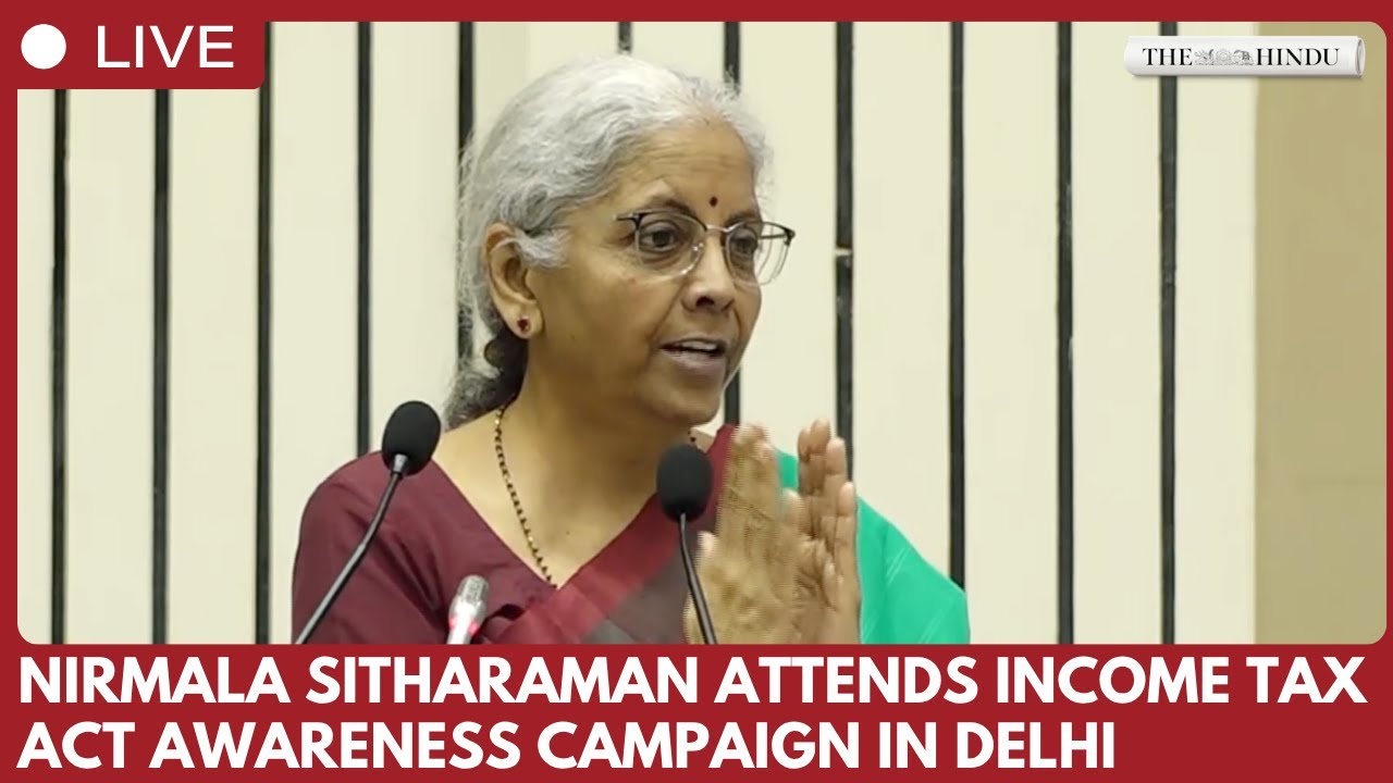 Nirmala Sitharaman attends Income Tax Act campaign in Delhi