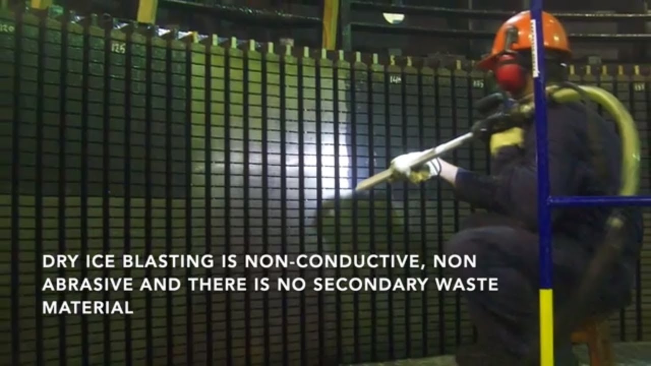 Cold Jet Dry Ice Blasting - Hydroelectric Generator (How to Clean Stator for Rewinding?)