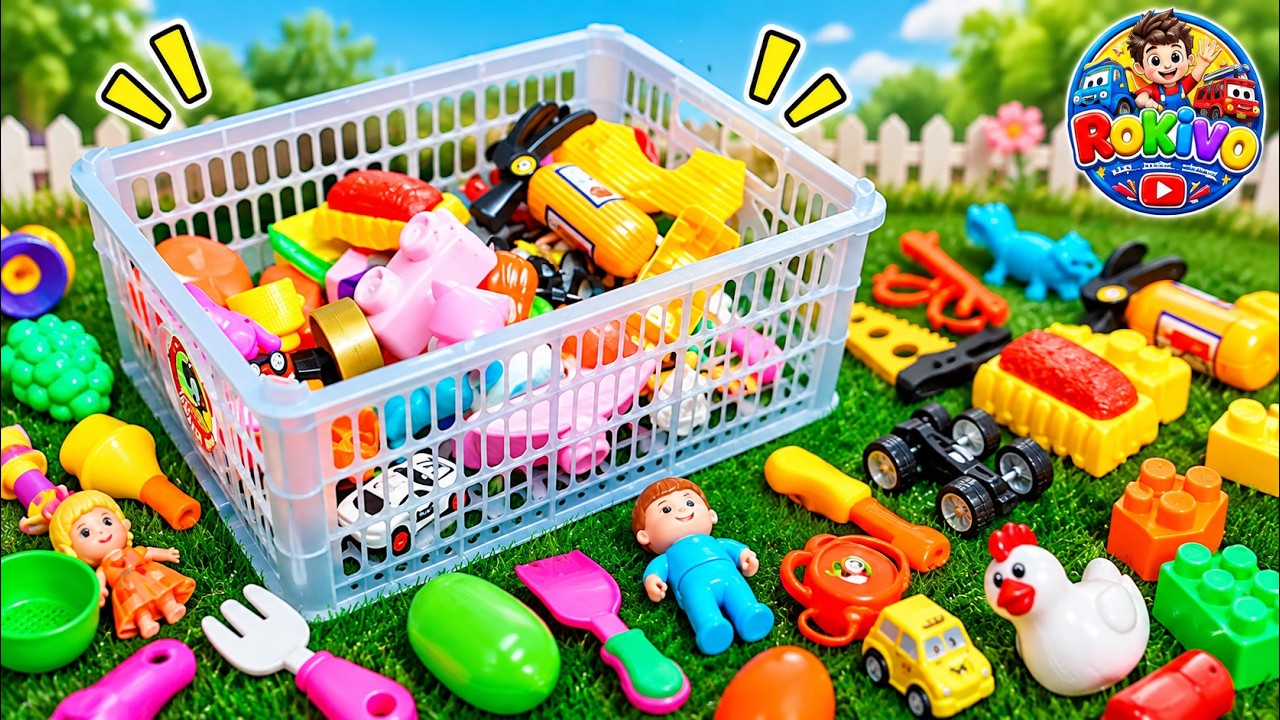 Colorful Toy Surprise for Kids | Fun Learning Toys Adventure | Rokivo Kids