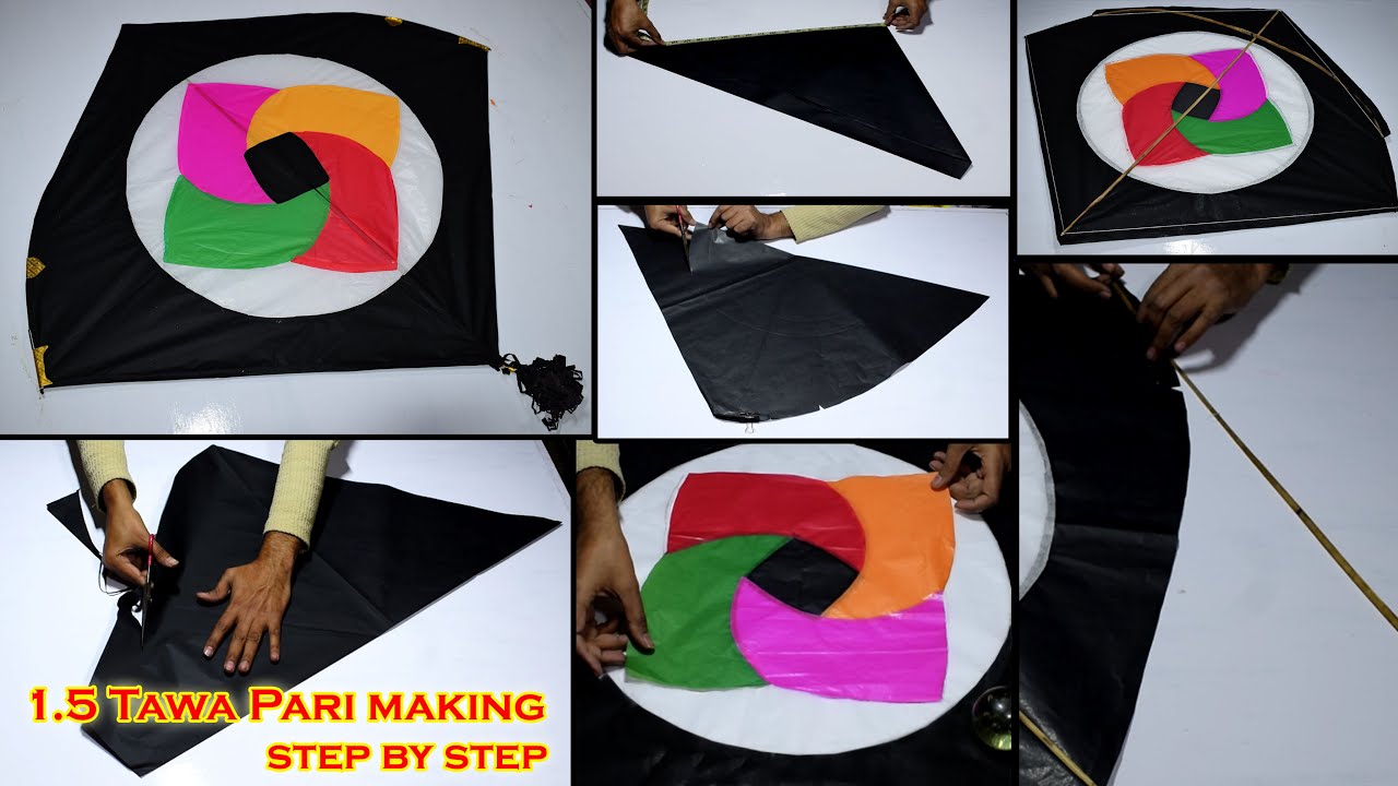 1.5 Tawa Pari Kite. Beautiful 1.5 Tawa Pari Kite Making .By Ms KiteS 2022.