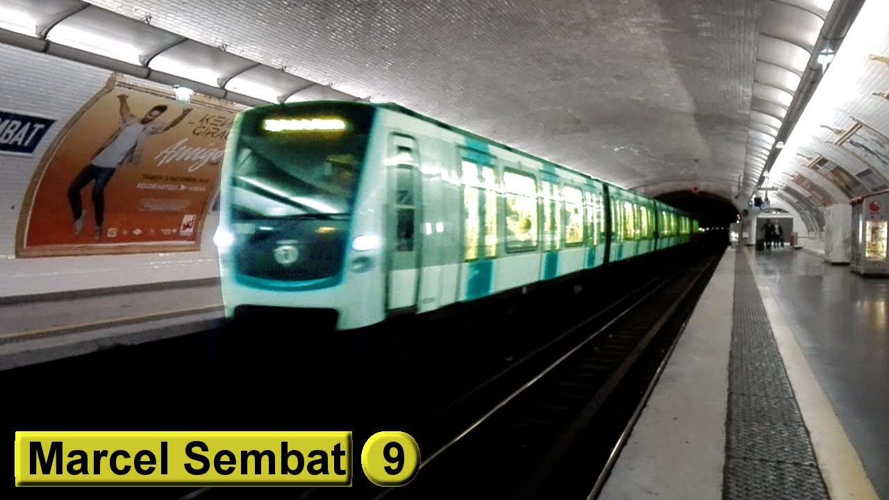Марсель Сенба | линия 9 : Парижский метрополитен ( RATP MF01 )
