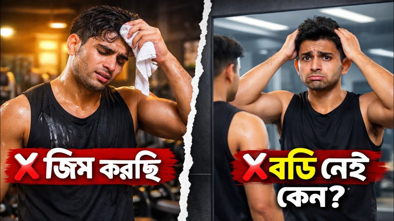 বডি কিভাবে বানাবেন | জিম করে রেজাল্ট না পেলে এই ভিডিও দেখুন