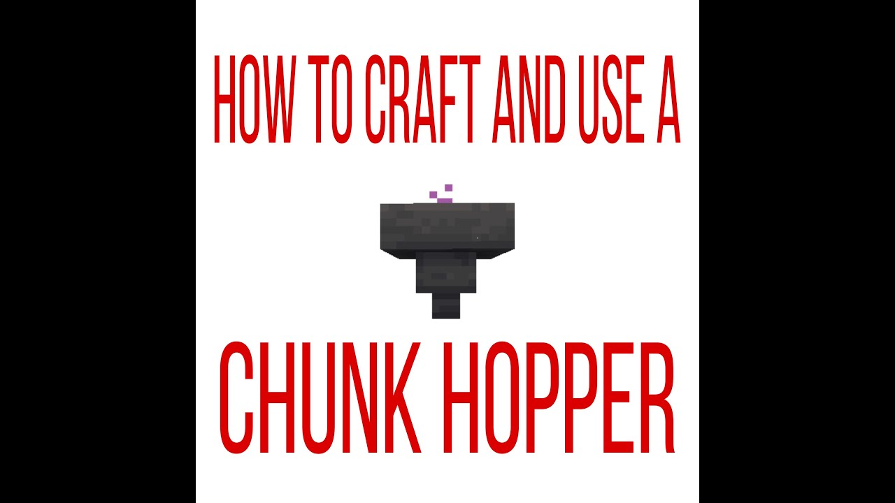 How to craft and use the chunk hopper on Prithvi MC