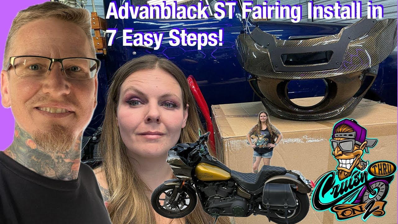 Установка обтекателя Advanblack ST за 7 шагов EZ: лучший обтекатель Softail на рынке