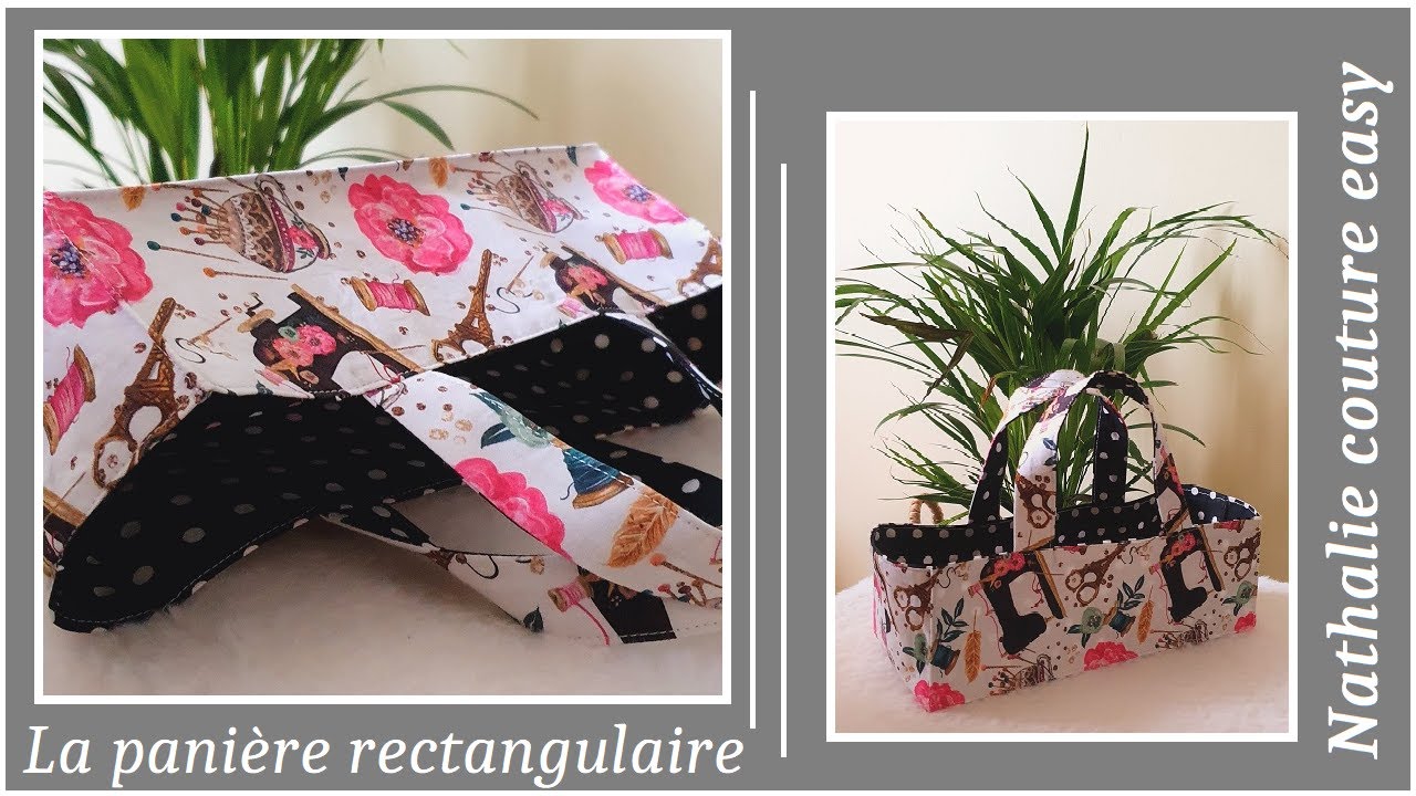 la panière rectangulaire par nathalie couture easy