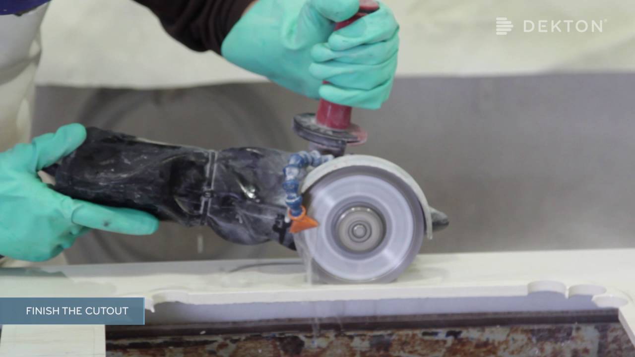 Dekton Elaboration - Manual Polished cut out - EN