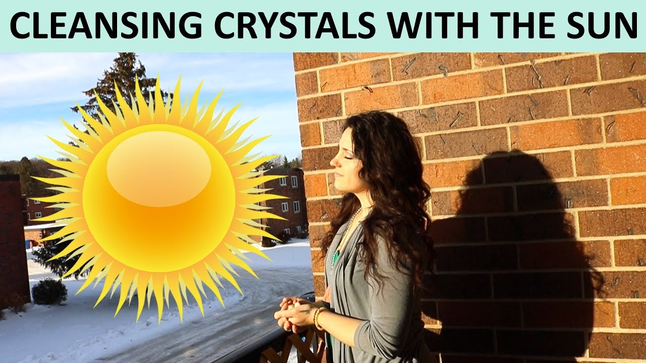Cleansing Crystals with the Sun ☀️💎 // Spiritually Inspired