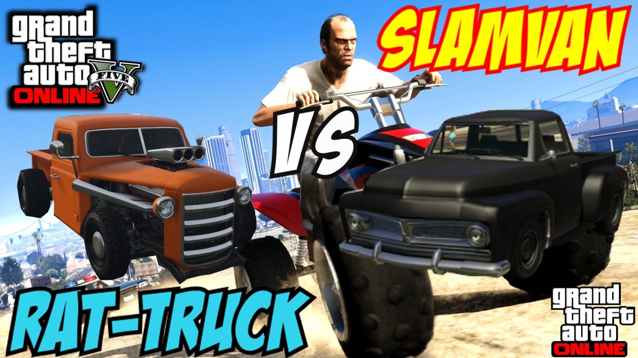 GTA 5 PS4 - Rat Truck Vs Slamvan | #110 (GTA V)