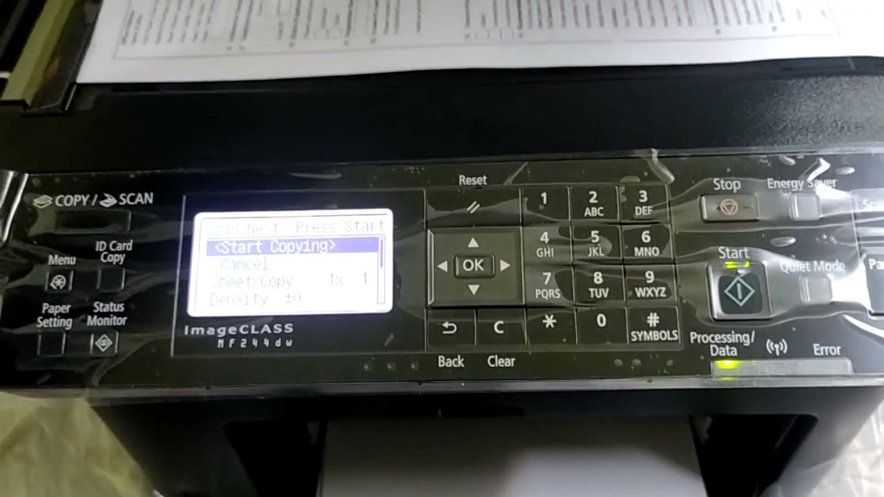 CANON MF244DW DUPLEX PRINTING