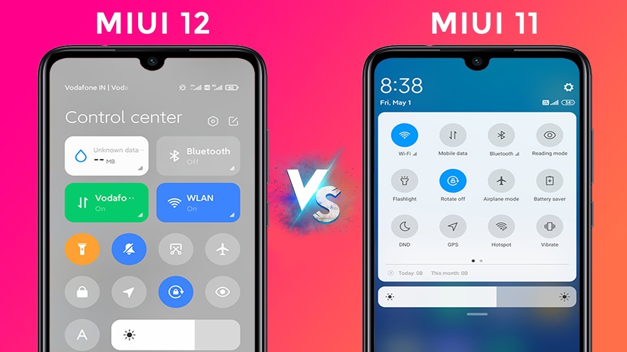 MIUI 12 vs MIUI 11 UI Comparison 🔥🔥🔥