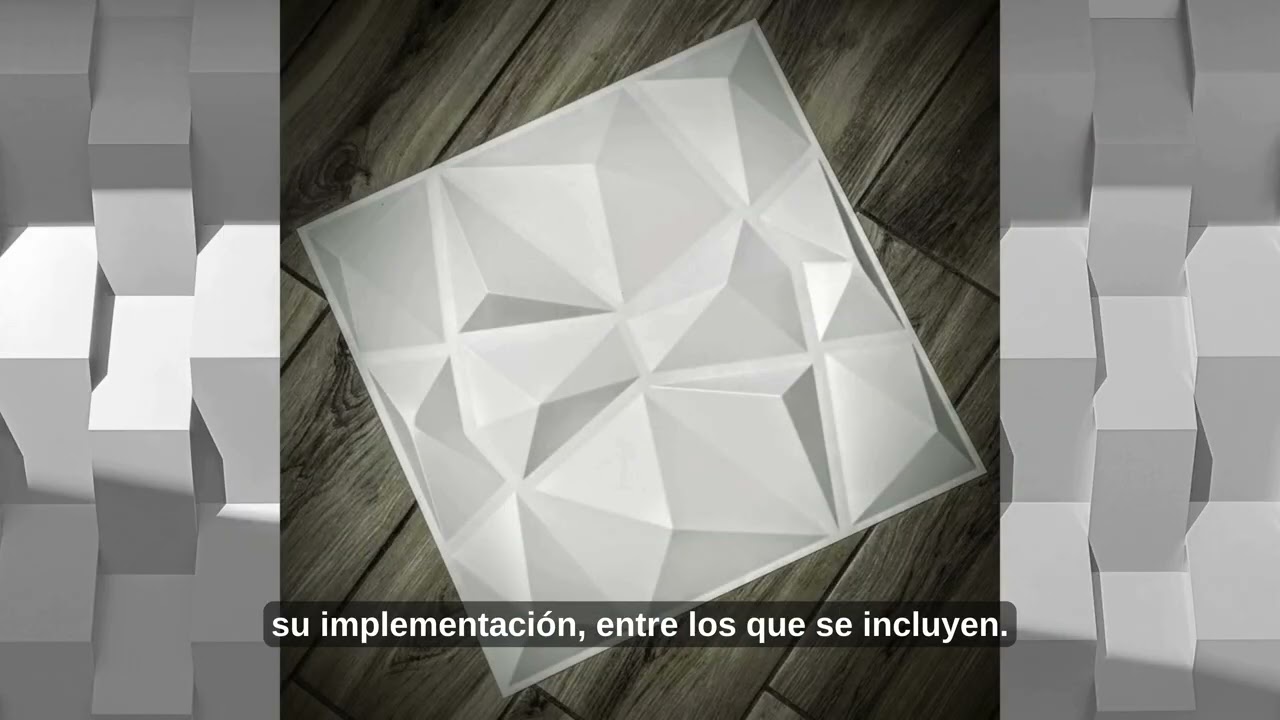 Paneles decorativos 3D PVC