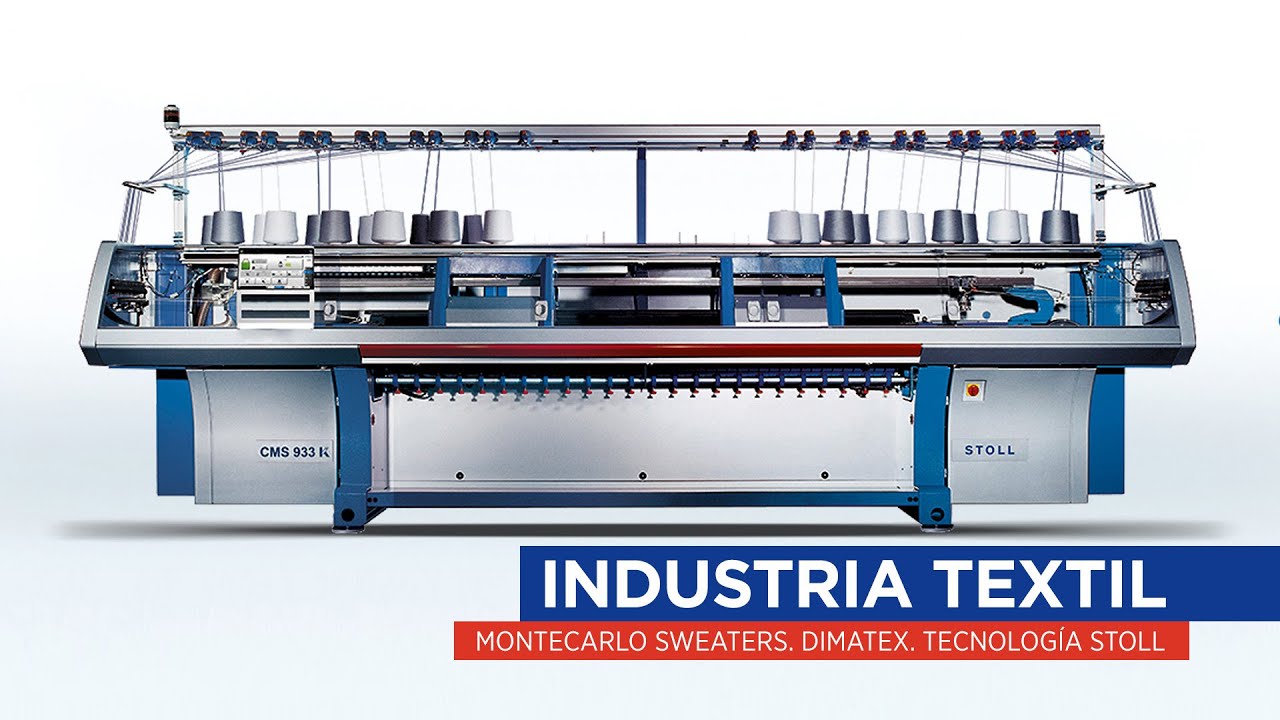 Industria Textil. Inversion en tecnología STOLL CMS 933 HP. Fábrica de sweaters Montecarlo.