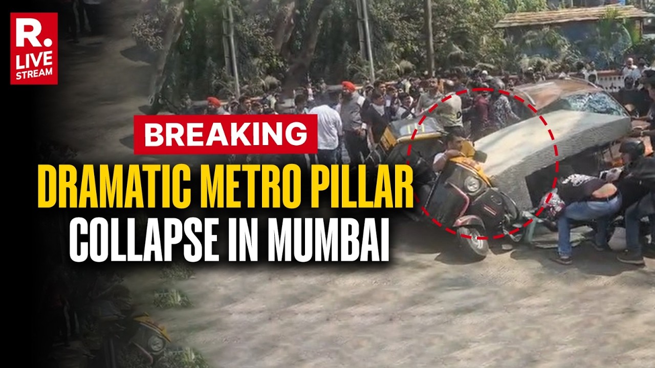 Mumbai LIVE: Under-Construction Metro Pillar Collapses In Mulund, Many Feared Injured
